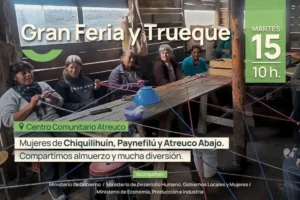 Mujeres de las comunidades mapuche invitan a la Feria Trueque