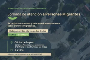 Jornada de atención migrantes en San Martín de los Andes
