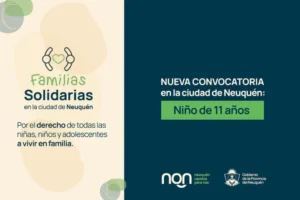 Convocan a Familias Solidarias para acompañar a un niño de 11 años